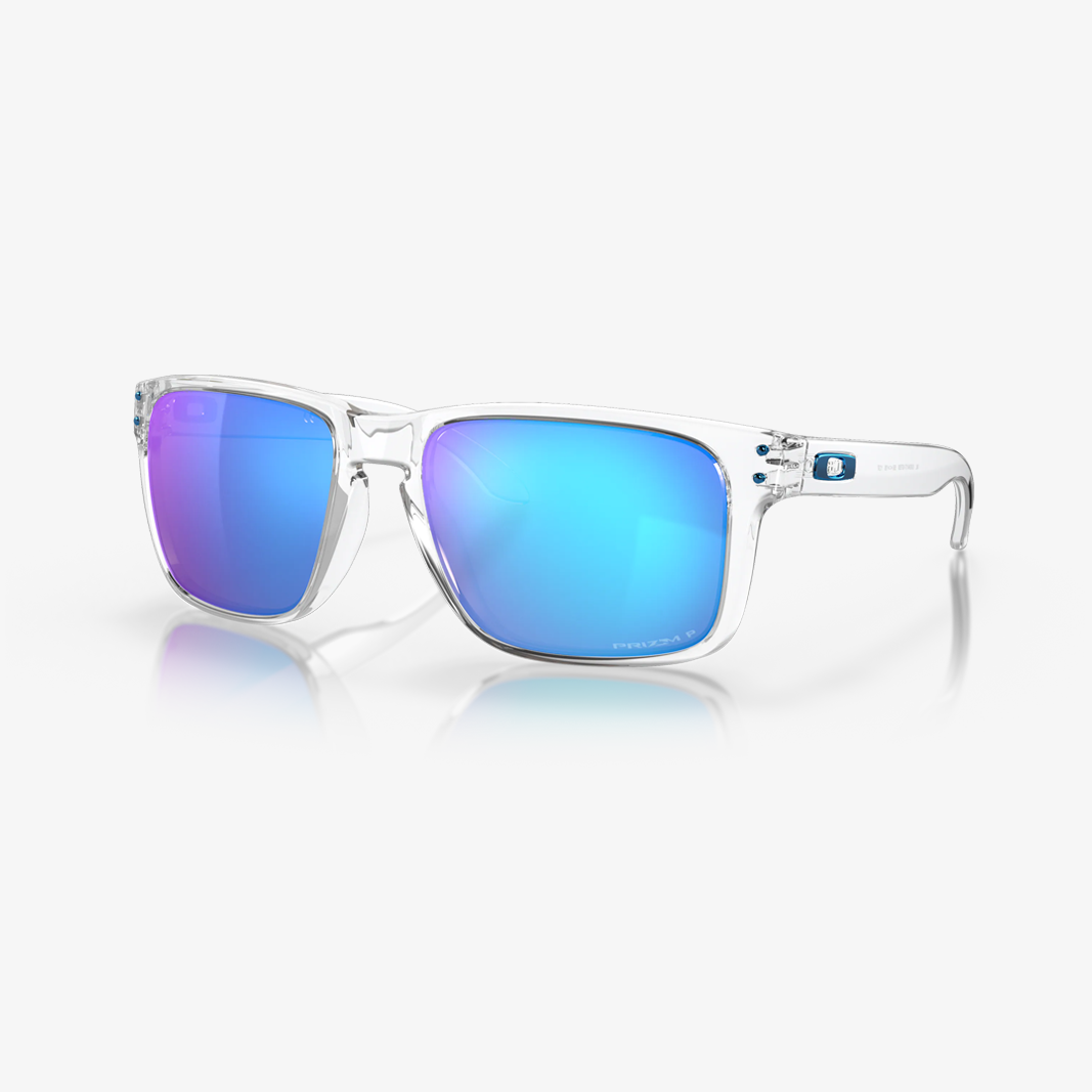 Holbrook XL Polished Clear Prizm Sapphire Iridium Polarized