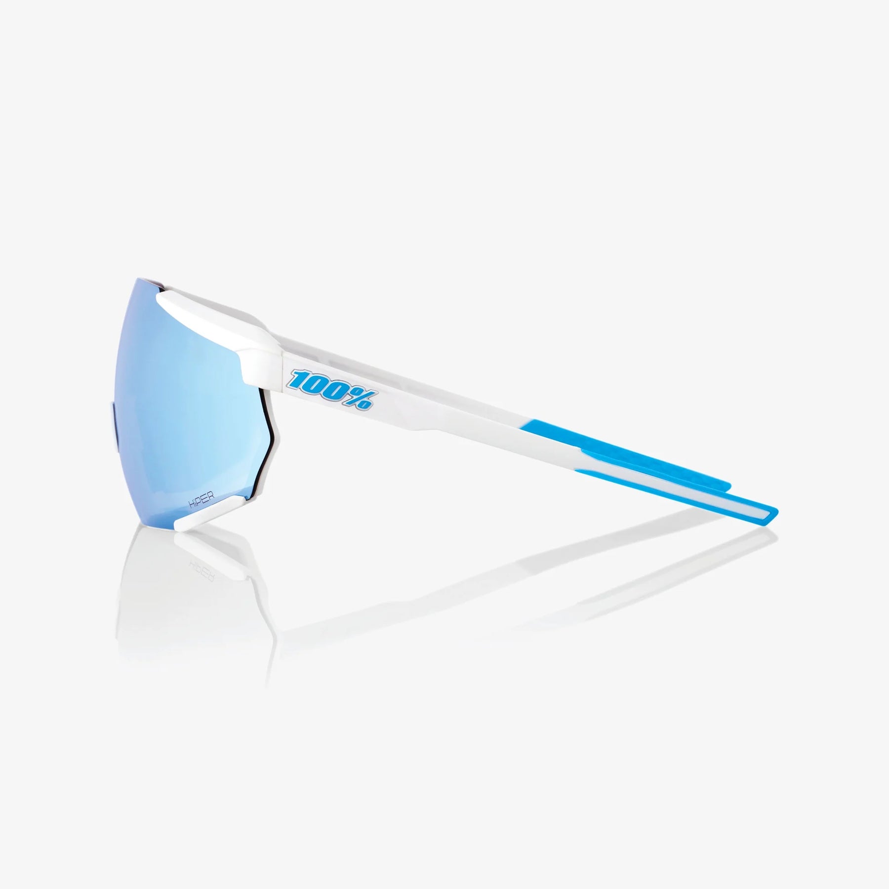 100% Racetrap 3.0 / SE Movistar Team White HiPER Blue Multilayer Mirror