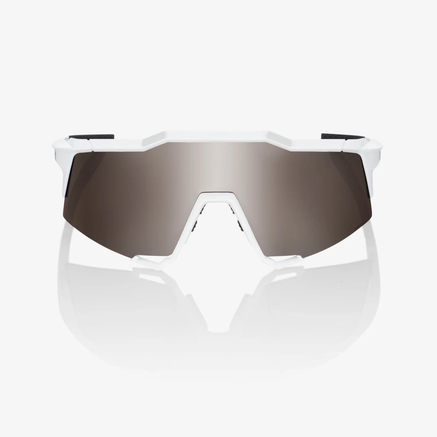 100% Speedcraft / Matte White HiPER Silver Mirror