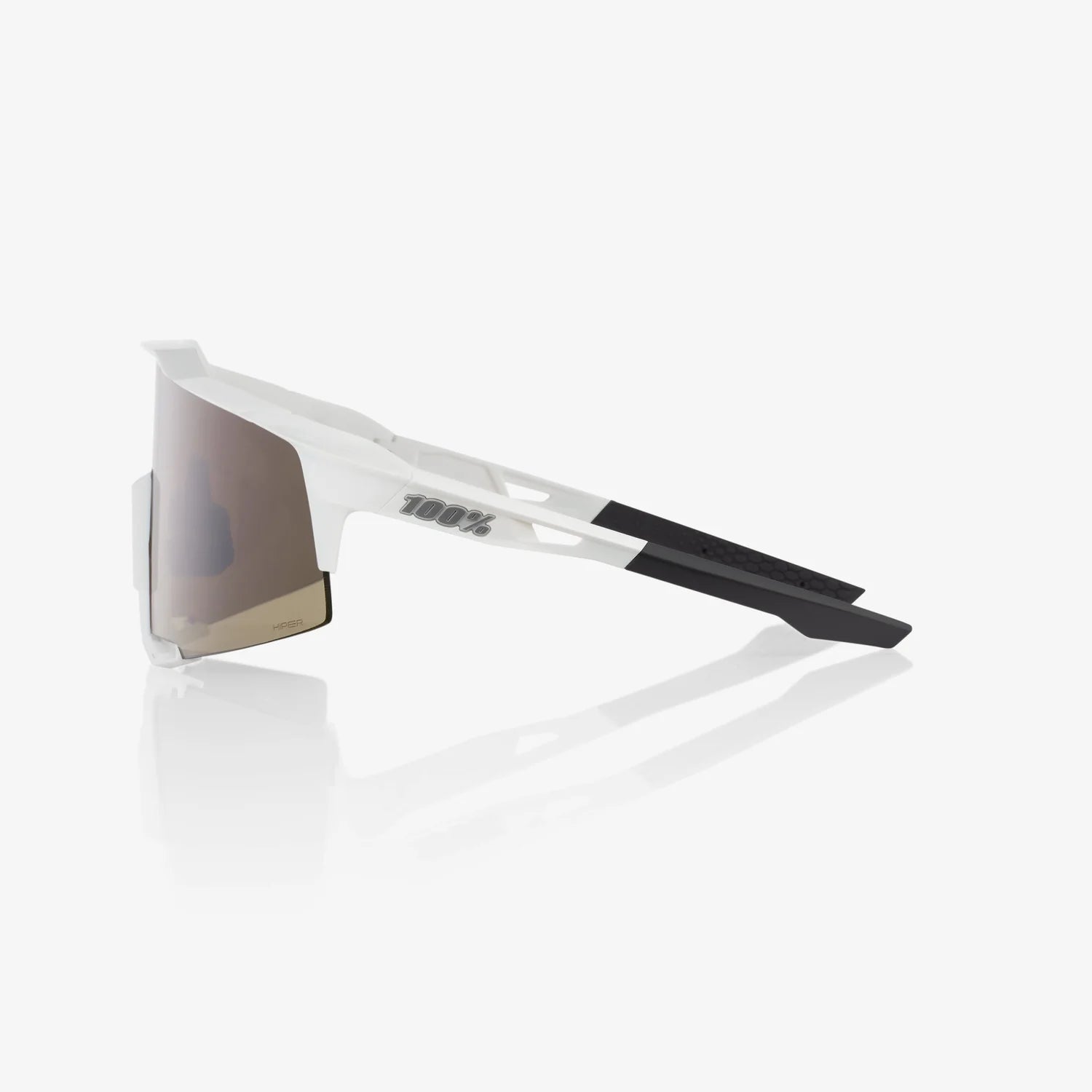 100% Speedcraft / Matte White HiPER Silver Mirror
