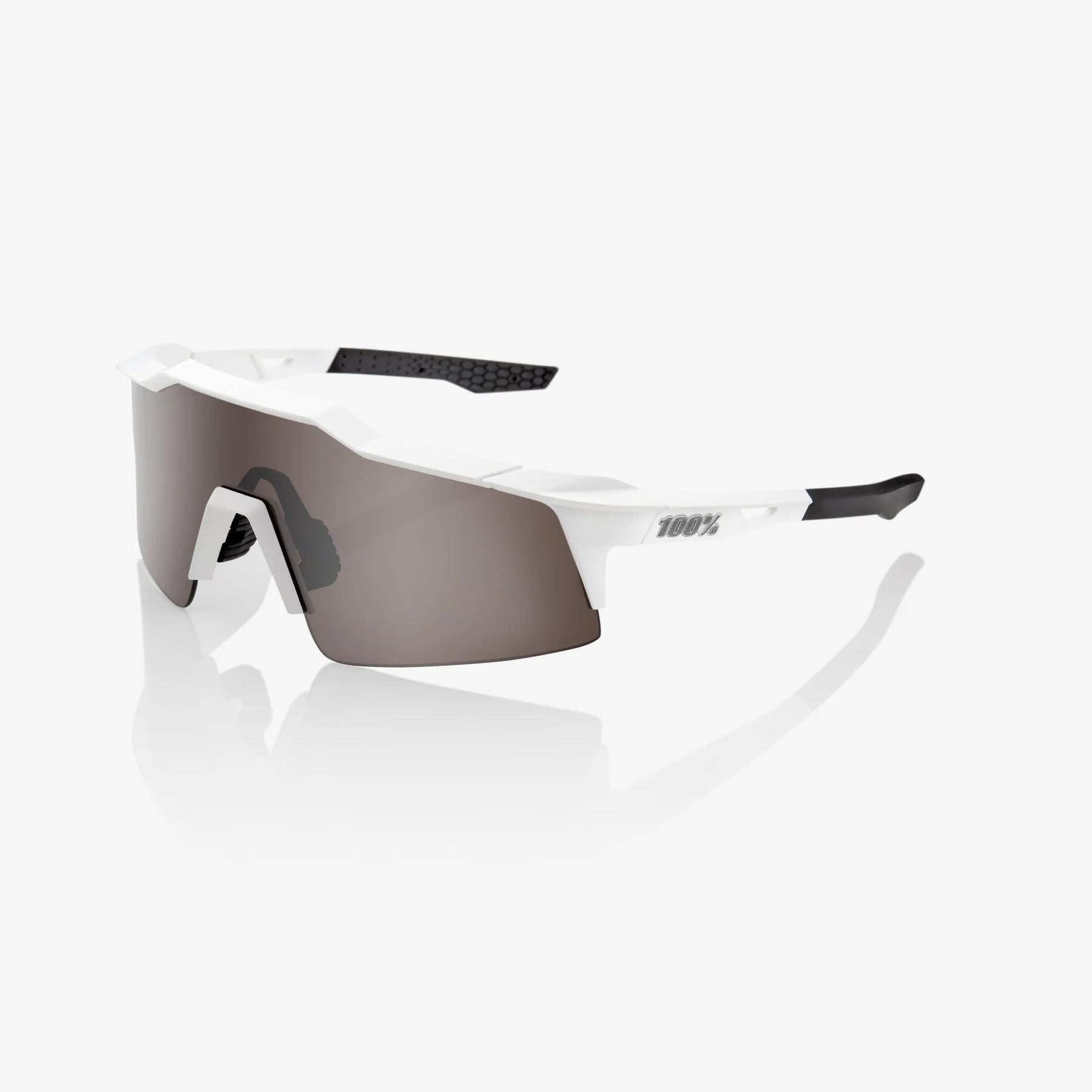 100% Speedcraft SL / Matte White HiPER Silver Multilayer Mirror