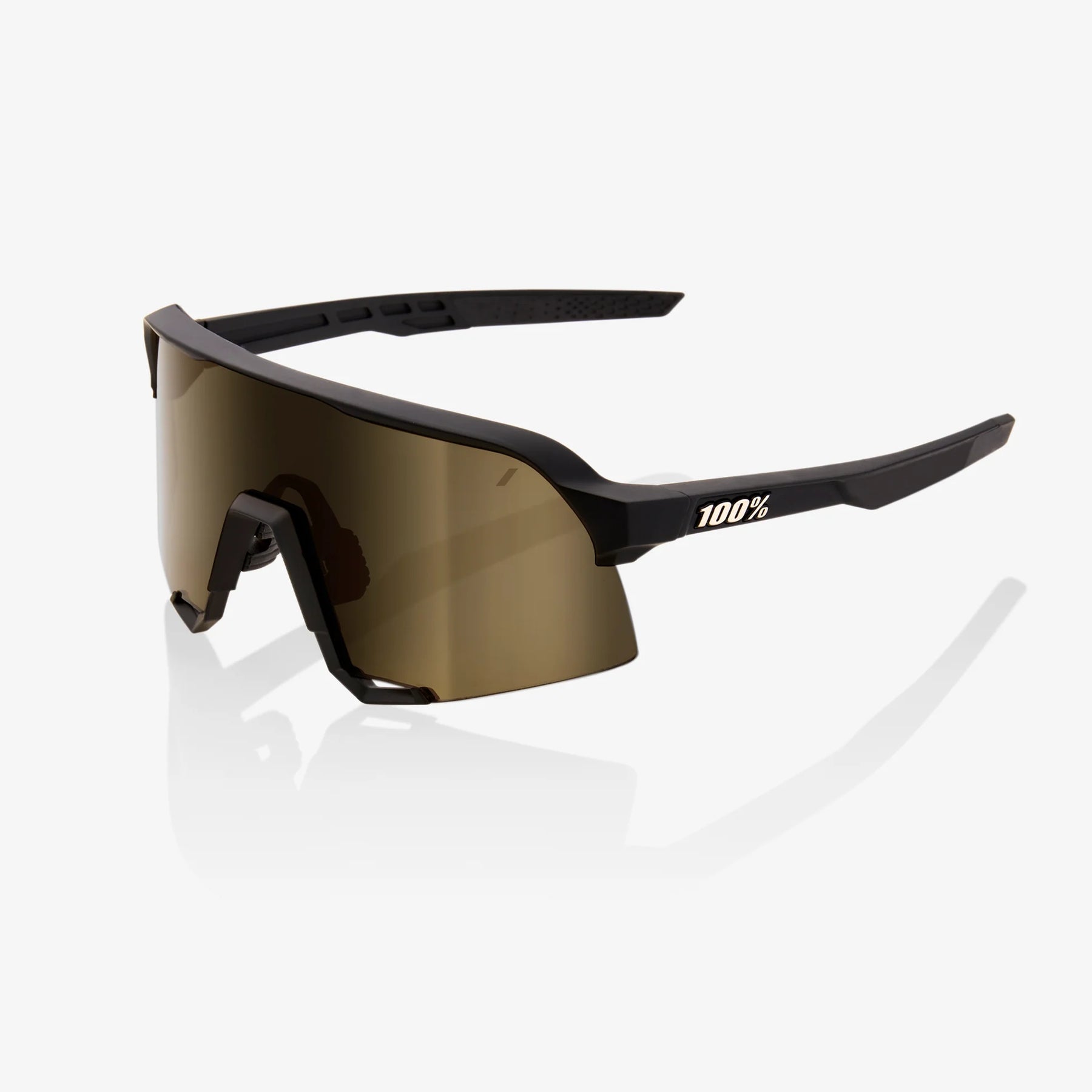 100% S3 / Soft Tact Black Soft Gold Mirror