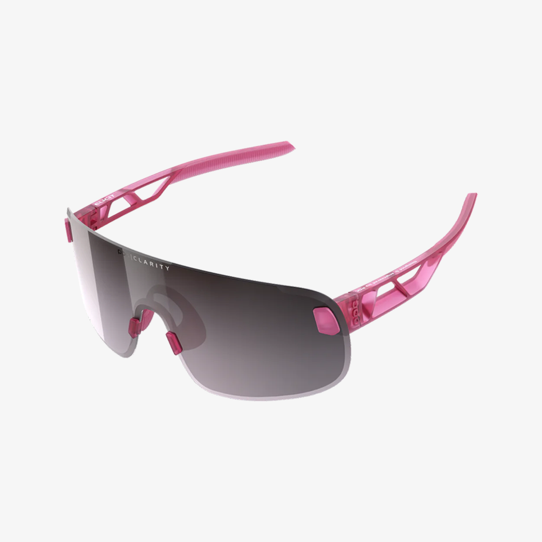 POC Elicit Actinium Pink / Clarity Violet Silver Mirror 45° Ansicht