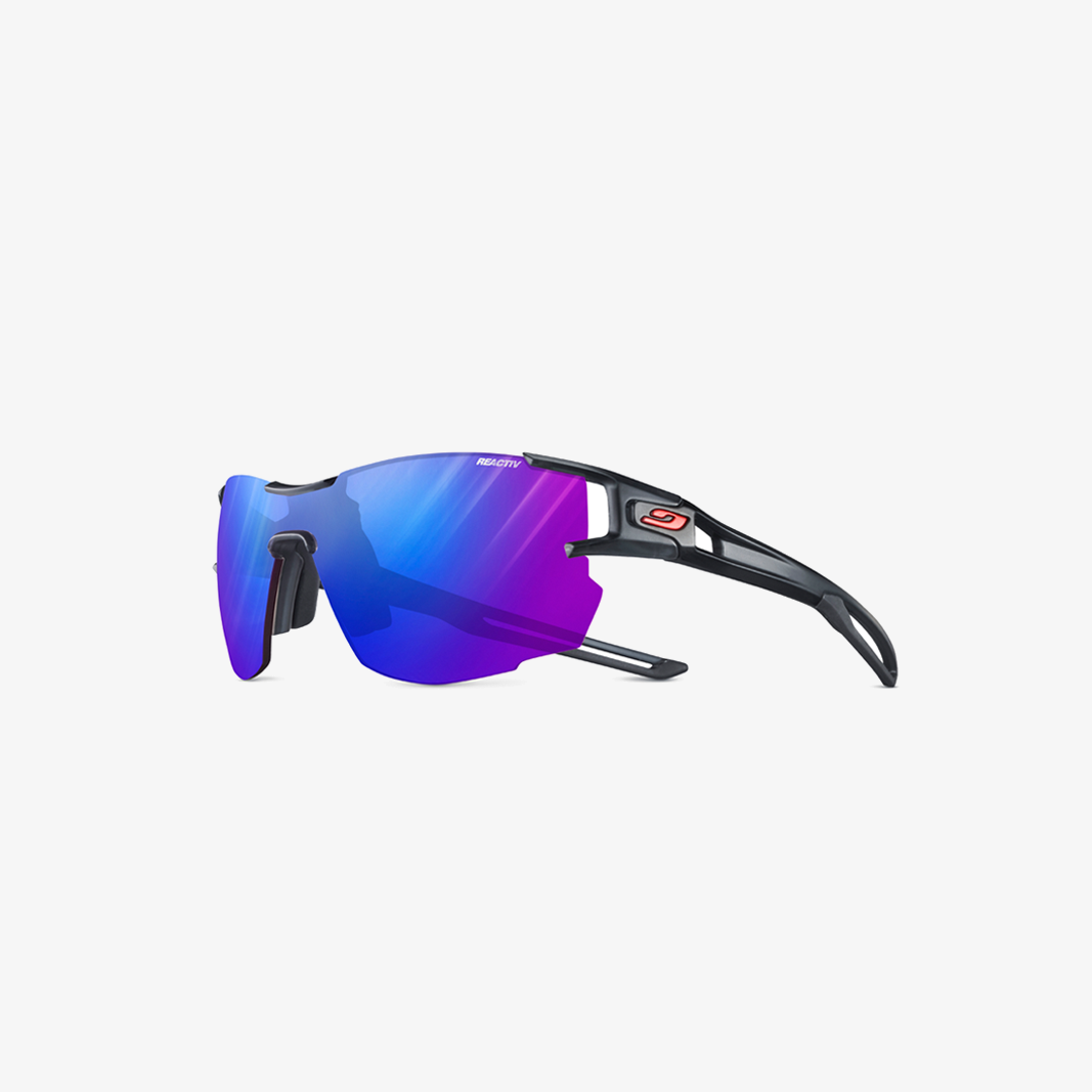 Julbo Aerolite Schwarz - Rot / Reactiv 1-3 High Contrast