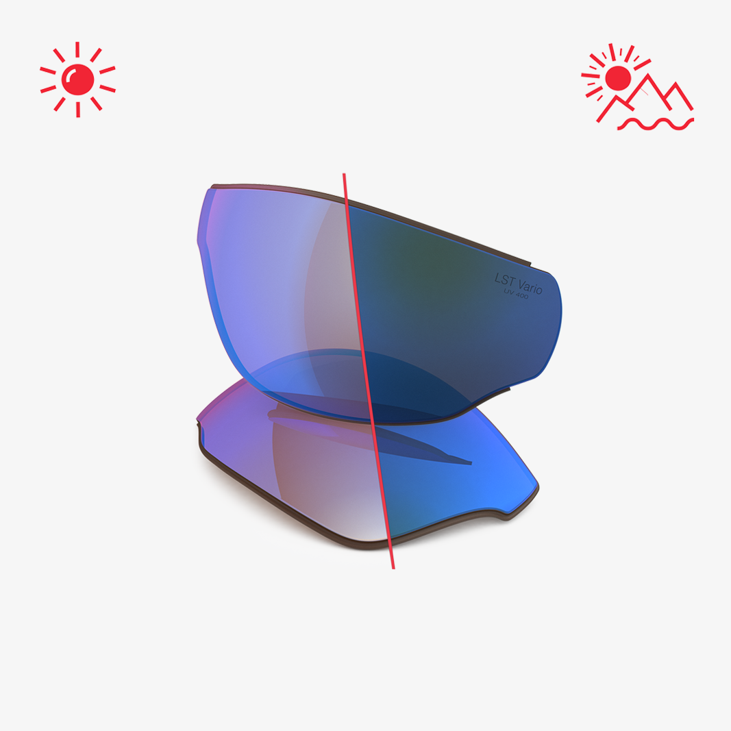 evil eye Fusor Wechselgläser / LST Bluelight Vario Blue Mirror