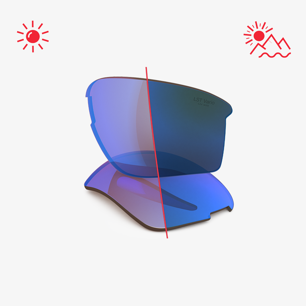 evil eye Elate.P Wechselgläser / LST Bluelight Vario Blue Mirror