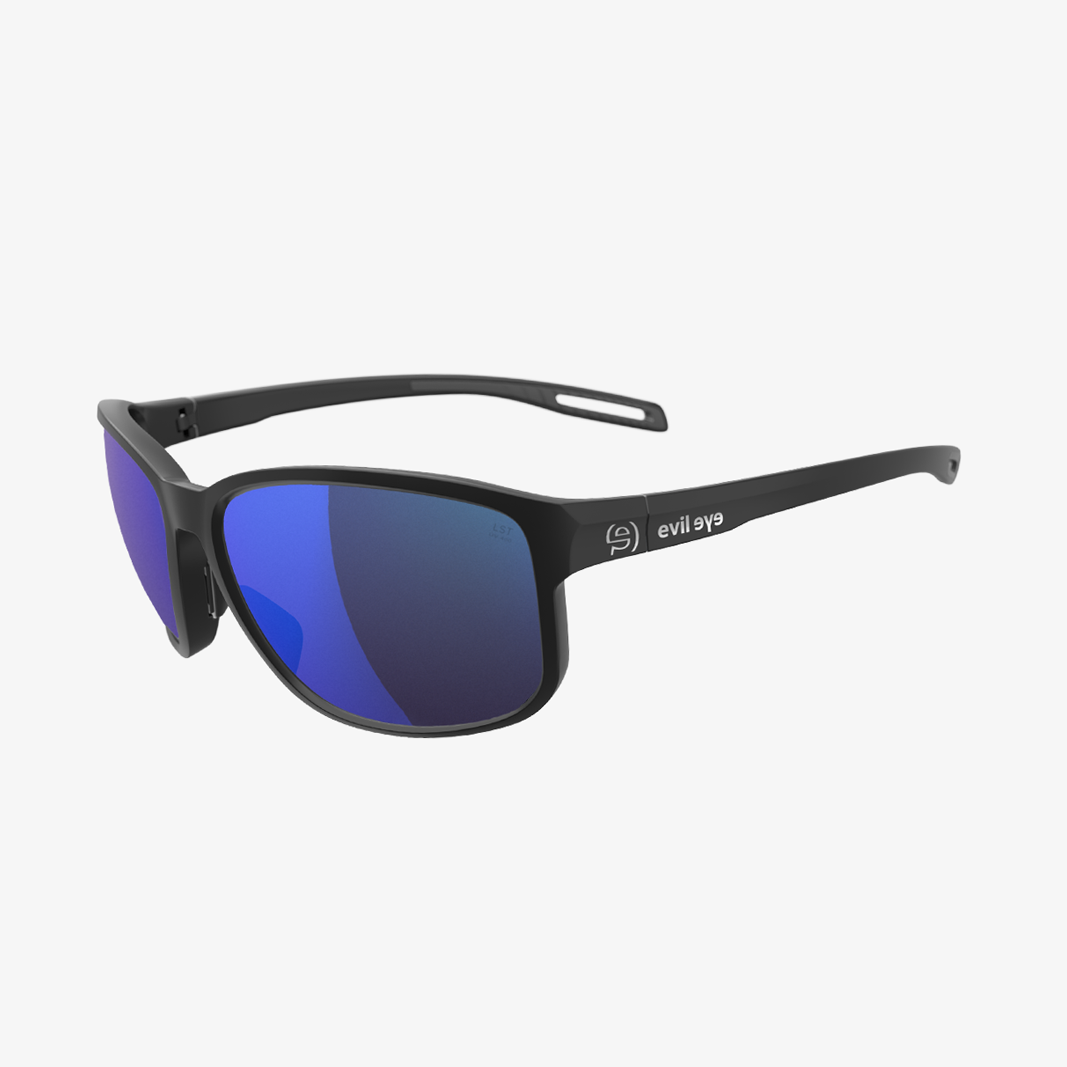 evil eye Breye / Black Matt LST Active Blue Mirror 45° Ansicht