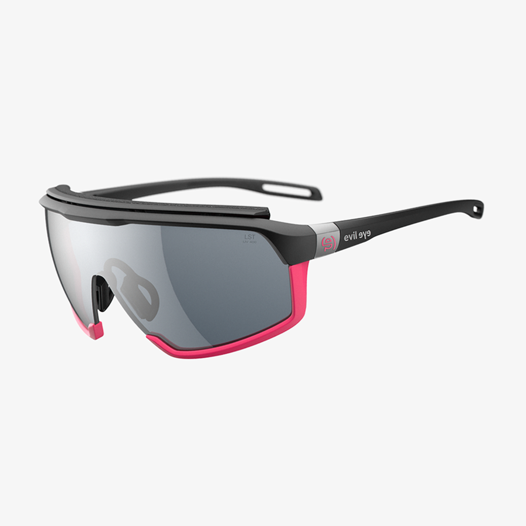 evil eye Traileye NG Pro / Black Matt LST Grey Silver Mirror 45° Ansicht