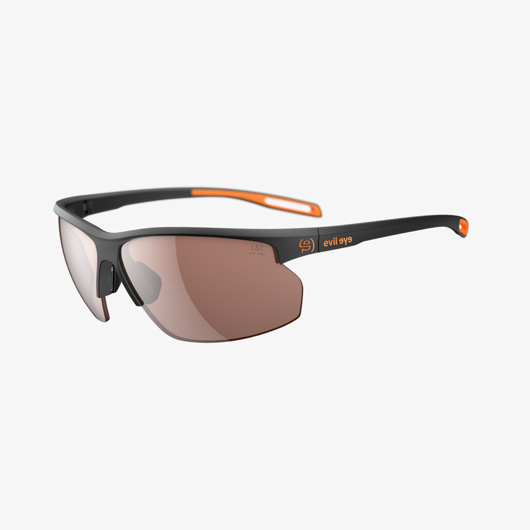 evil eye Epyx X NG / Black Matt LST Contrast Silver Mirror 45° Ansicht