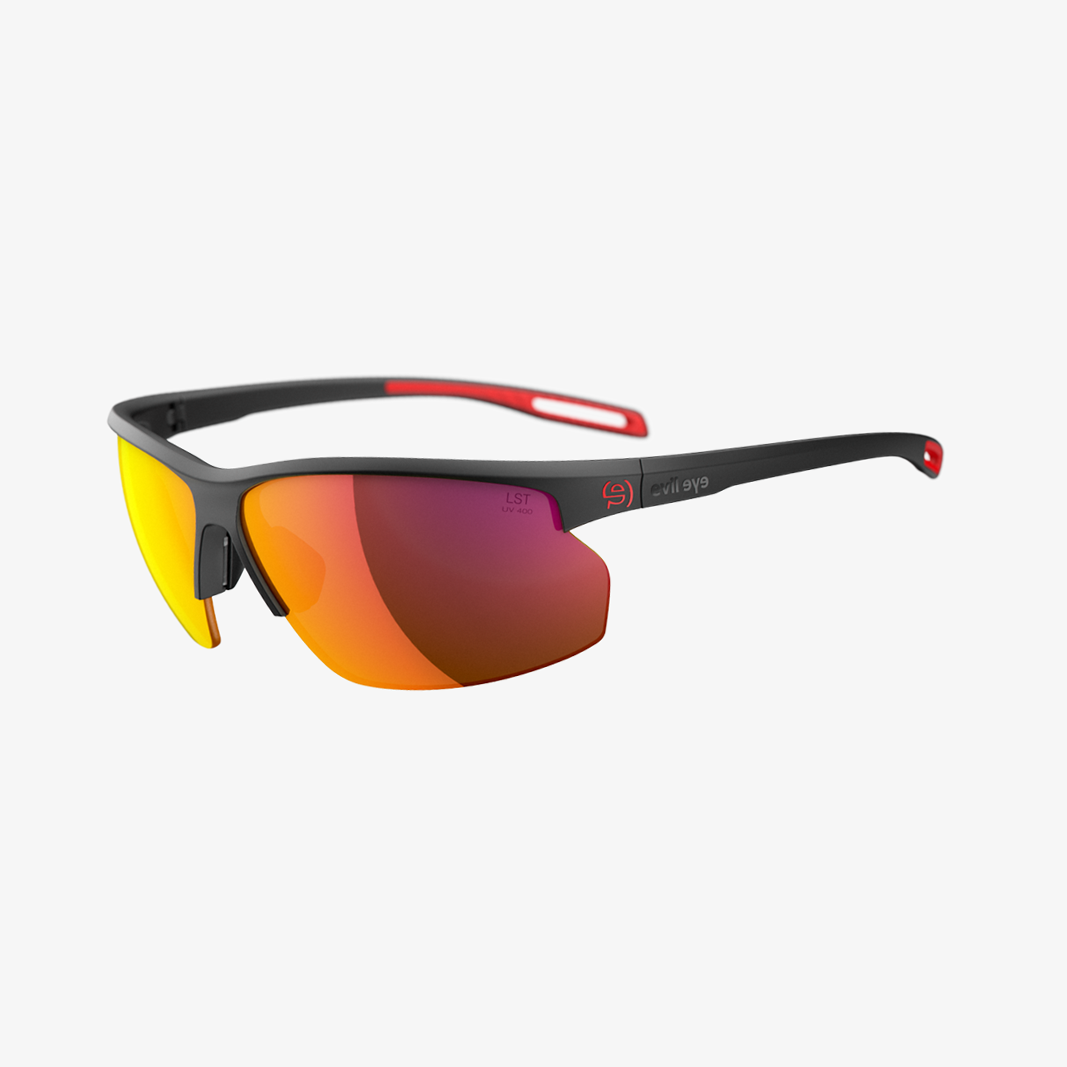 evil eye Epyx X NG / Black Matt LST Active Red Mirror 45° Ansicht