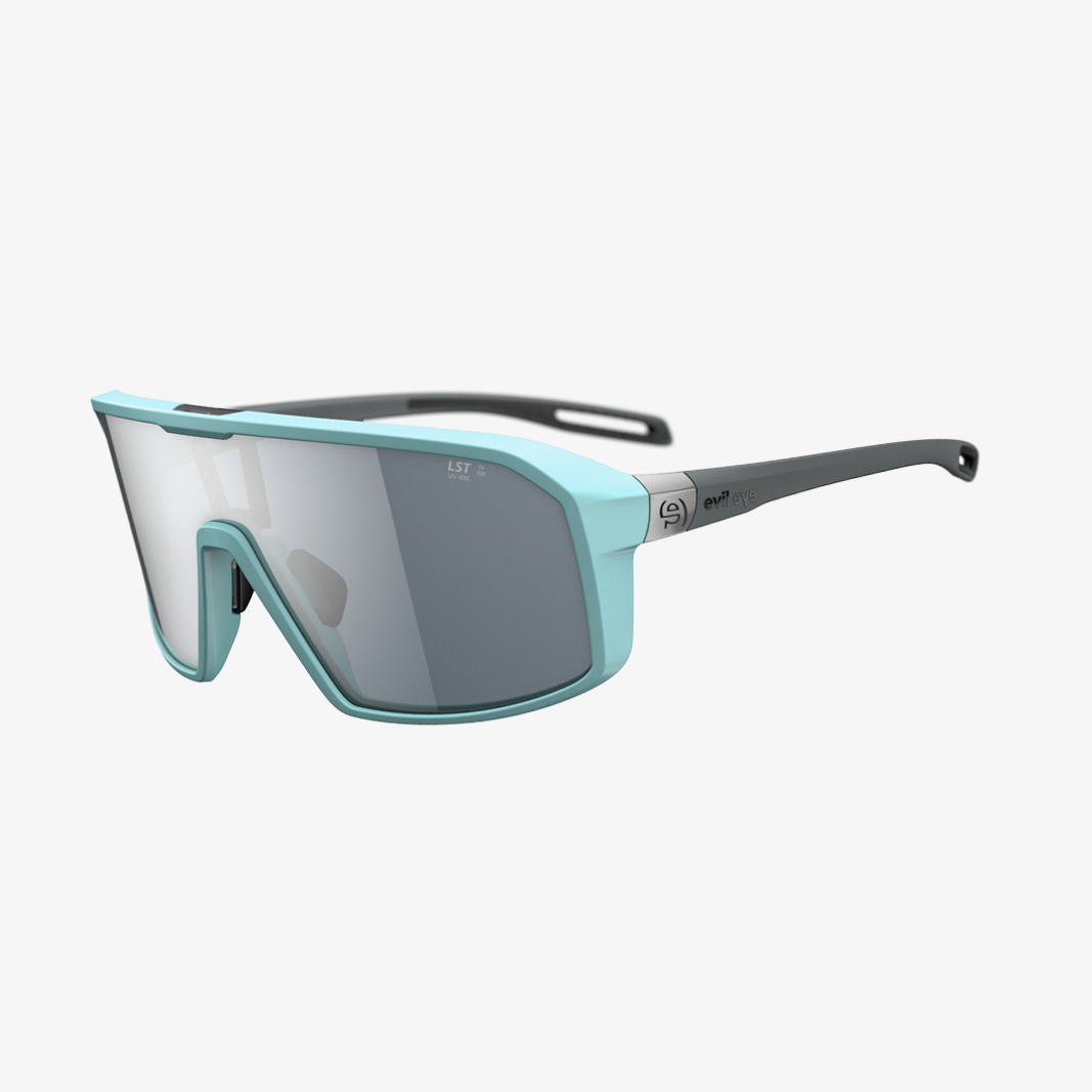evil eye Roadsense / Sky Grey Matt LST Grey Silver Mirror 45° Ansicht