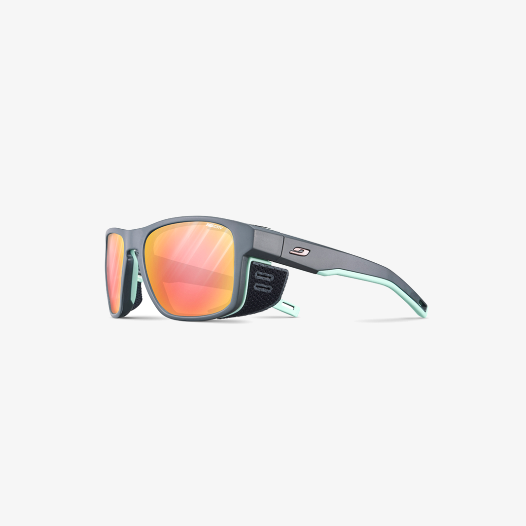 Julbo Shield M Dunkelgrau - Pastellgrün / Reactiv 2-3 Glare Control