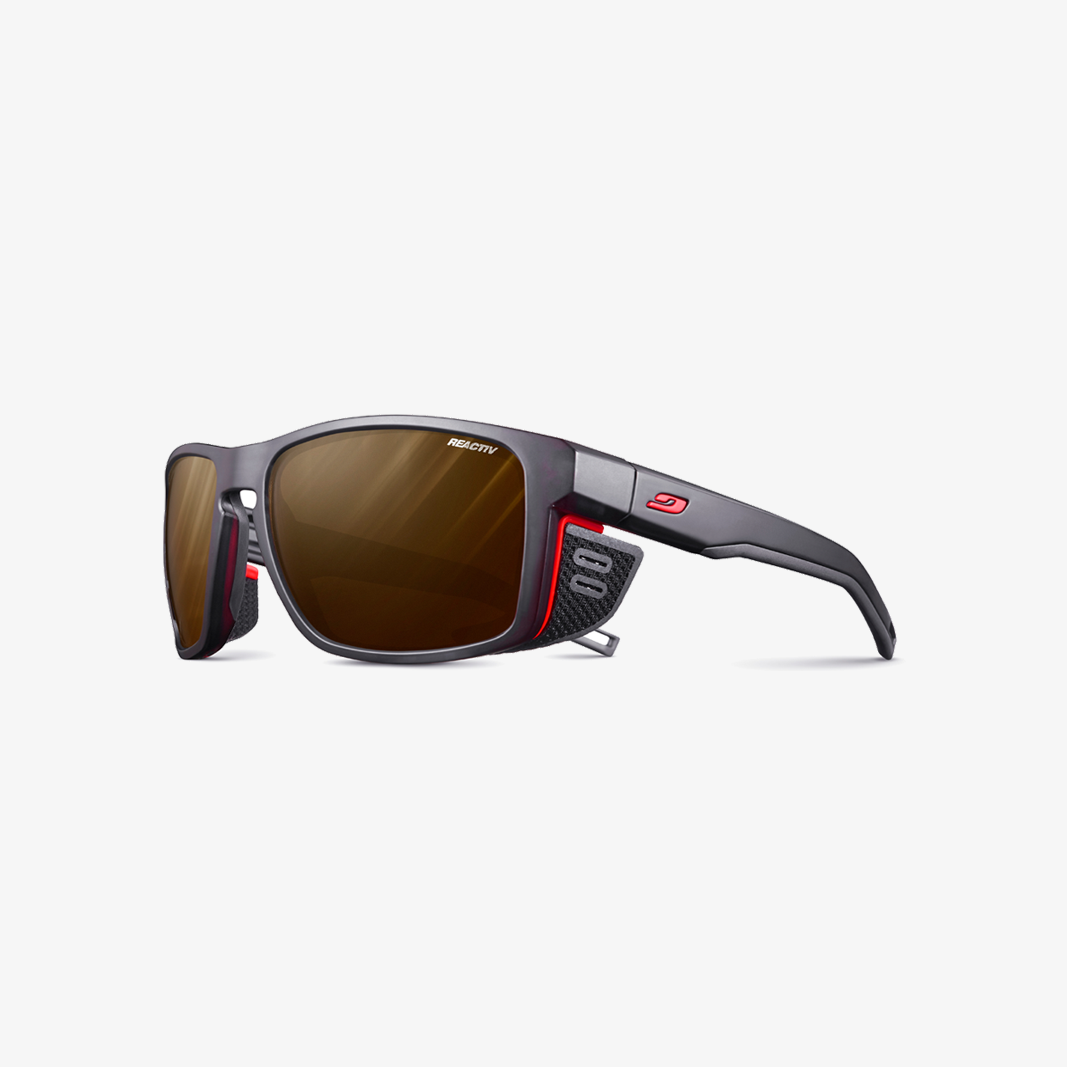 Julbo Shield Schwarz Durchscheinend - Orange / Reactiv 2-4 Polarized