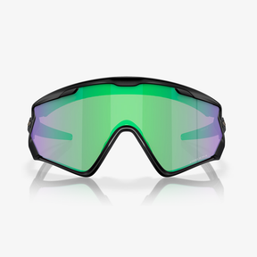 OAKLEY WIND JACKET 2.0 / Matte Black - Prizm Road Jade