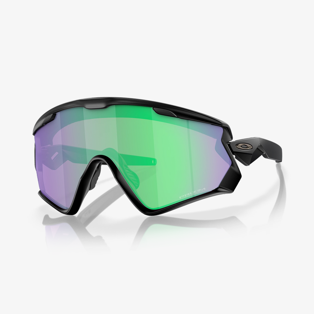 OAKLEY WIND JACKET 2.0 / Matte Black - Prizm Road Jade / Online Kaufen