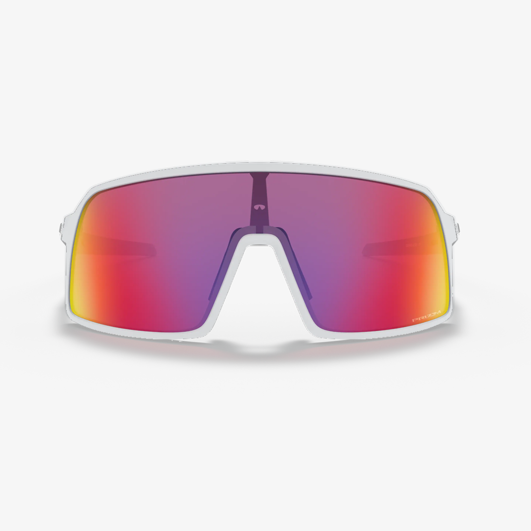 Oakley Sutro S / White Matte Prizm Road Frontansicht