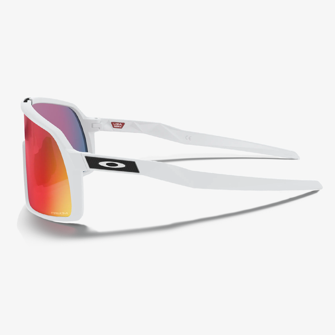 Oakley Sutro S / White Matte Prizm Road Seitenansicht