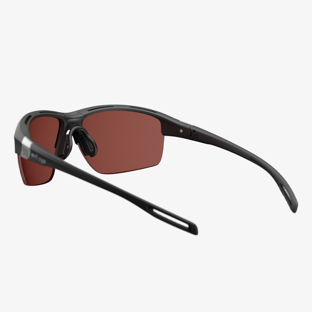 evil eye Elate.O / Black Matt LST Polarized Silver Mirror Rückansicht