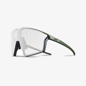 Julbo Edge Khaki - Schwarz / 2. Scheibe Transparent 45° Ansicht