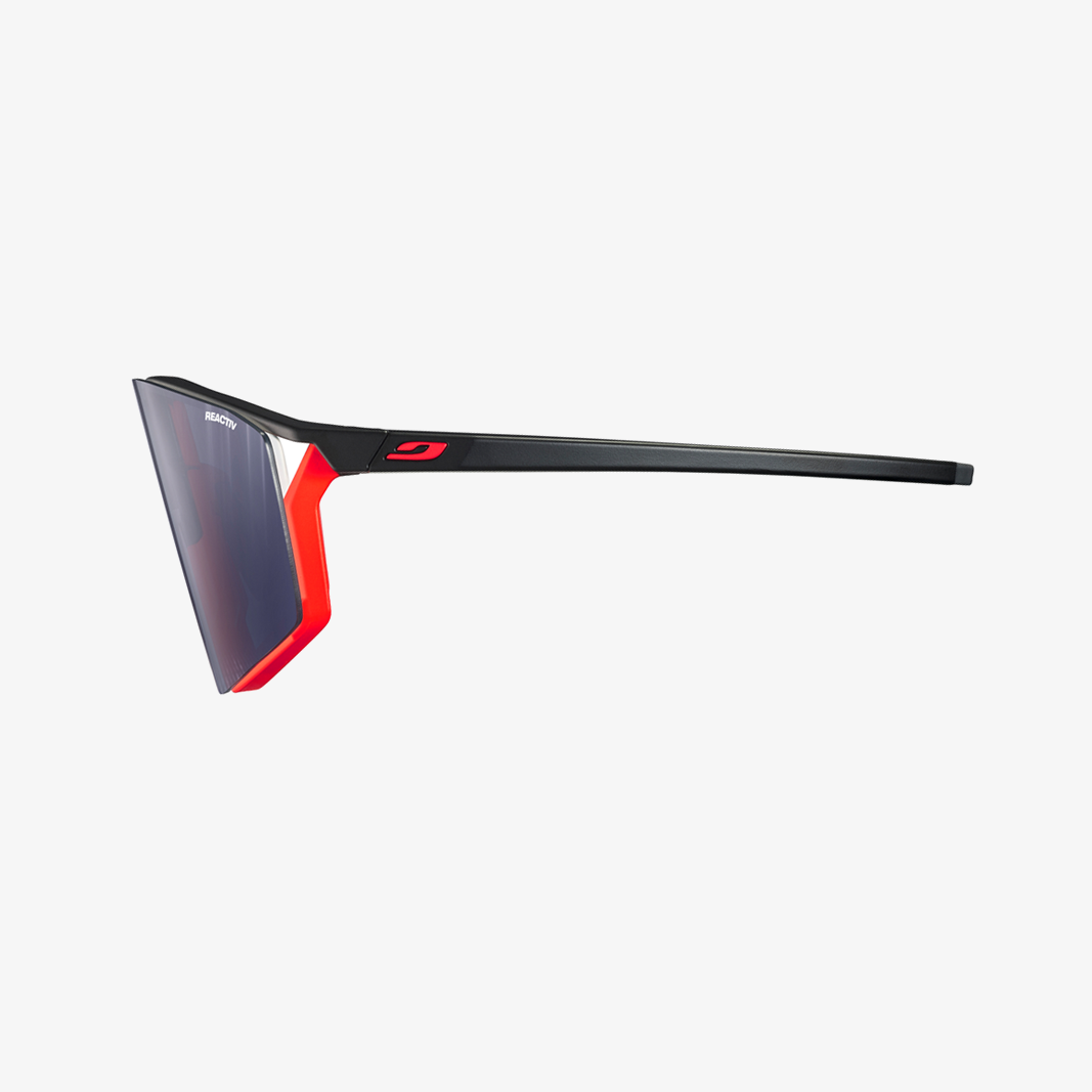 Julbo Edge Schwarz - Neonorange / REACTIV 0-3 Seitenansicht