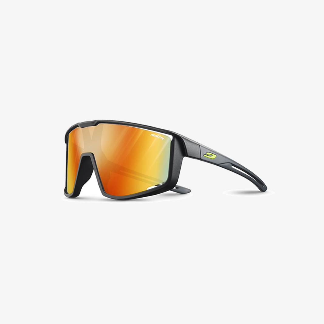 Julbo Fury S Schwarz - Grau / Reactiv 1-3 Light Amplifier