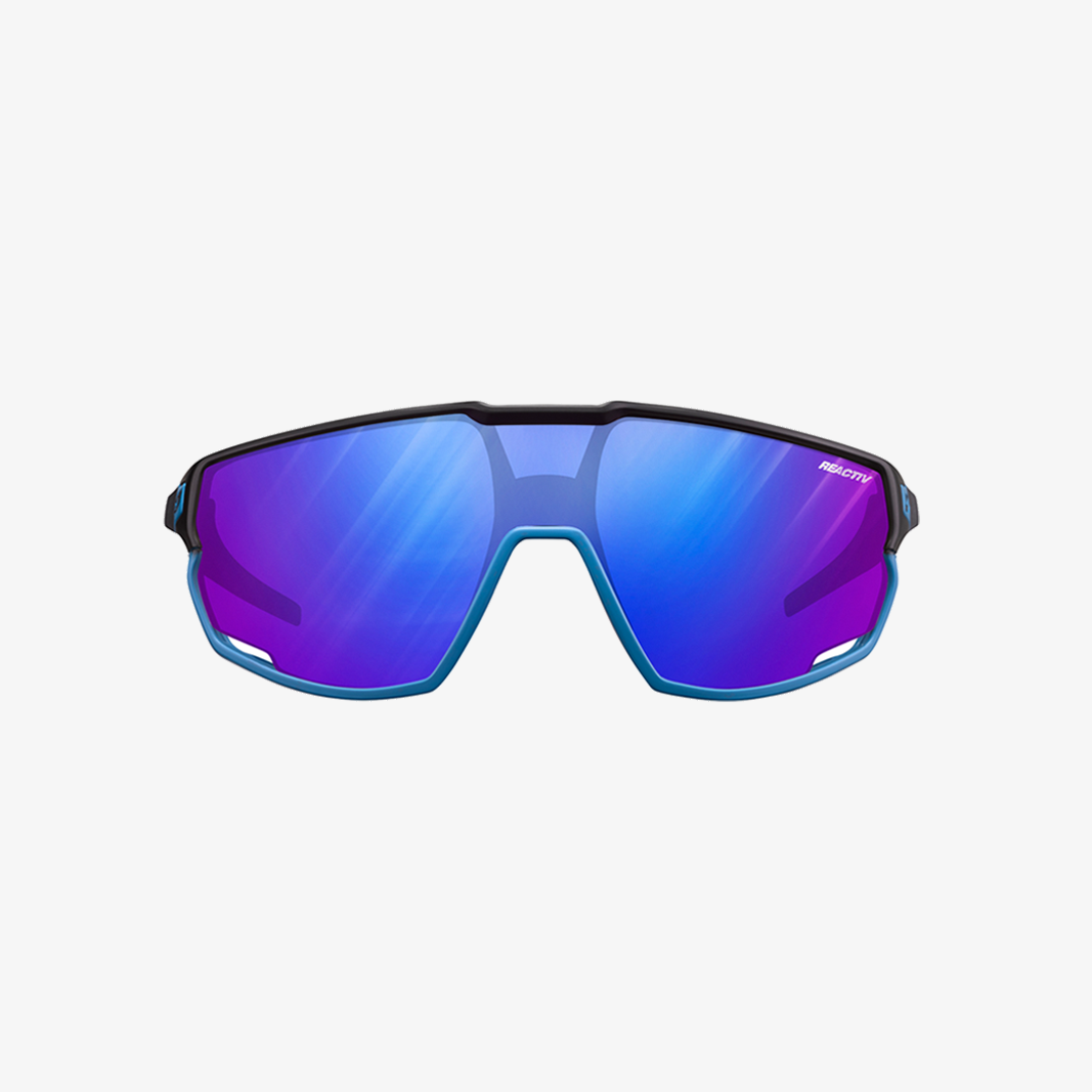 Julbo Rush Blau - Schwarz / Reactiv 1-3 High Contrast Frontansicht