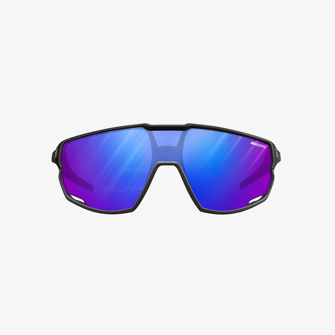 Julbo Rush Schwarz / Reactiv 1-3 High Contrast Frontansicht