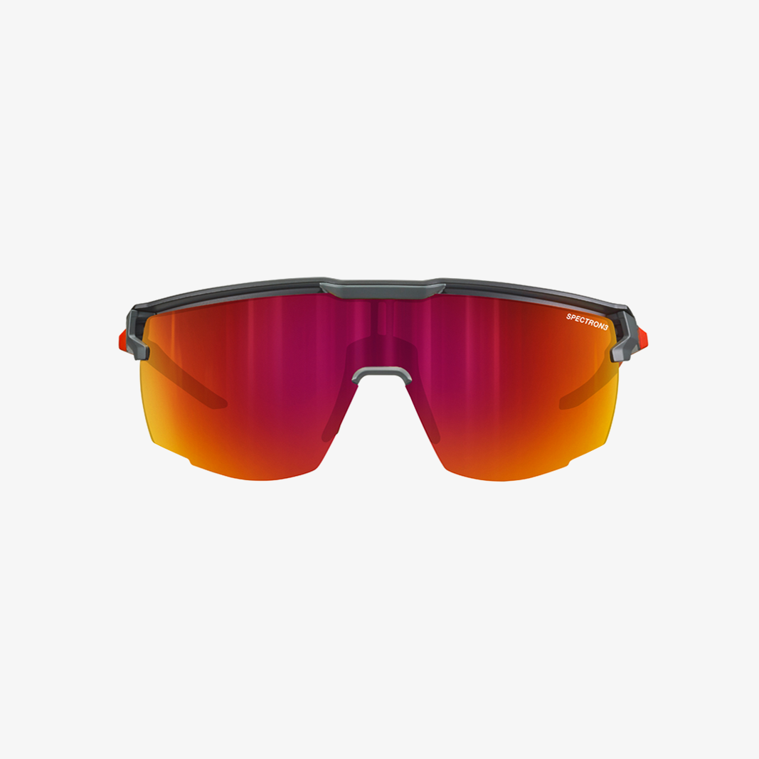 Julbo Ultimate Schwarz - Rot / Spectron3 Frontansicht